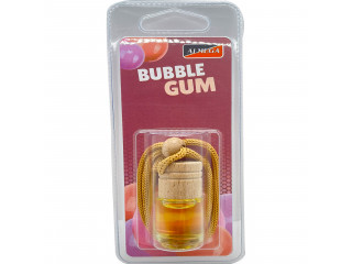 Ароматизатор для авто жидкий  ALMEGA  BUBBLE GUM (жвачка) бутылочка, подвесной,