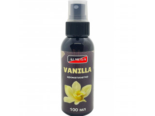 Ароматизатор для авто спрей ALMEGA  VANILLA (ваниль) универсальный, 100мл.