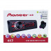 Автомагнитола  Pioneer Ok  417  Bluetooth, 1 Din, MP3, AUX, 2 USB, 50W*4, с пультом